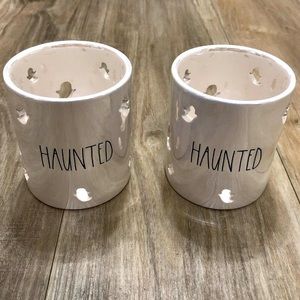 Rae Dunn Haunted votive holders